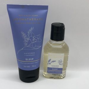 Aromatherapy Lavender + Vanilla lotion & Bubble Bath set